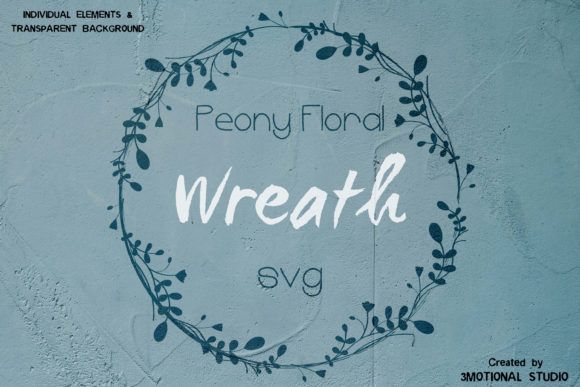 Dreamy Peony Floral Wreath for Creative Projects