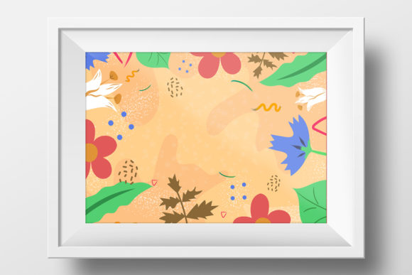 Elevating Visual Identity with Hand Drawn Abstract Floral Backgrounds in the Summer Meadow Aesthetic