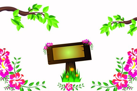Wooden Banners with Floral Backgrounds Guide
